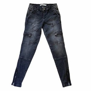 Tractr girls faded black skinny jeans